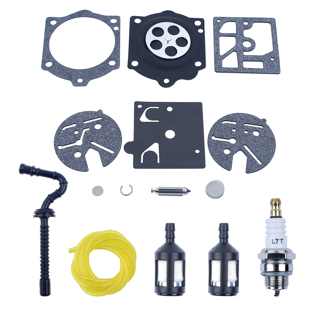 Carburetor Repair Filter Kit For Stihl 015 015AV 015L Chainsaw Walbro K10-HDC