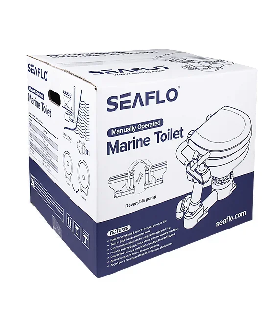 SEA FLO 12V Manually boat toilet car price flush  for RV