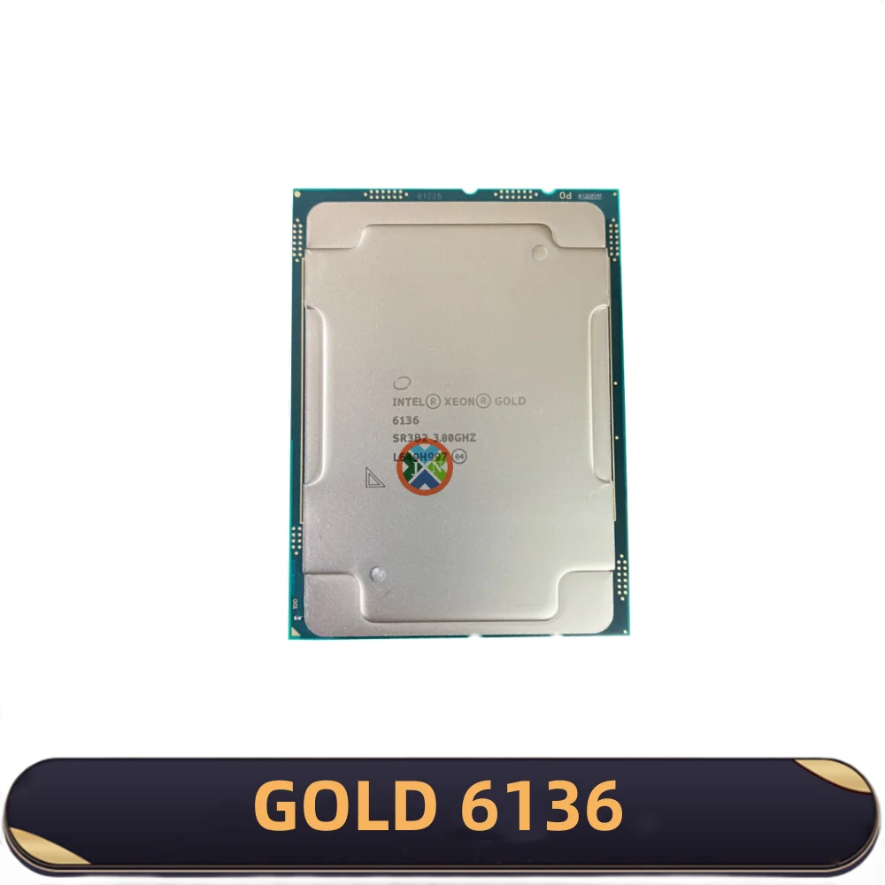 Intel Xeon GOLD 6136 CPU 12-Cores 24-Thread 3GHz 25MB Smart Cache 150W LGA3647 GOLD6136