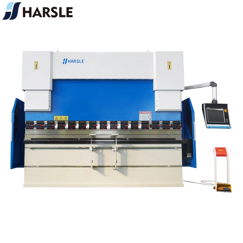 HARSLE good quality large DA66T controller Electro-hydraulic servo system bending machine hydraulic cnc press brake machine