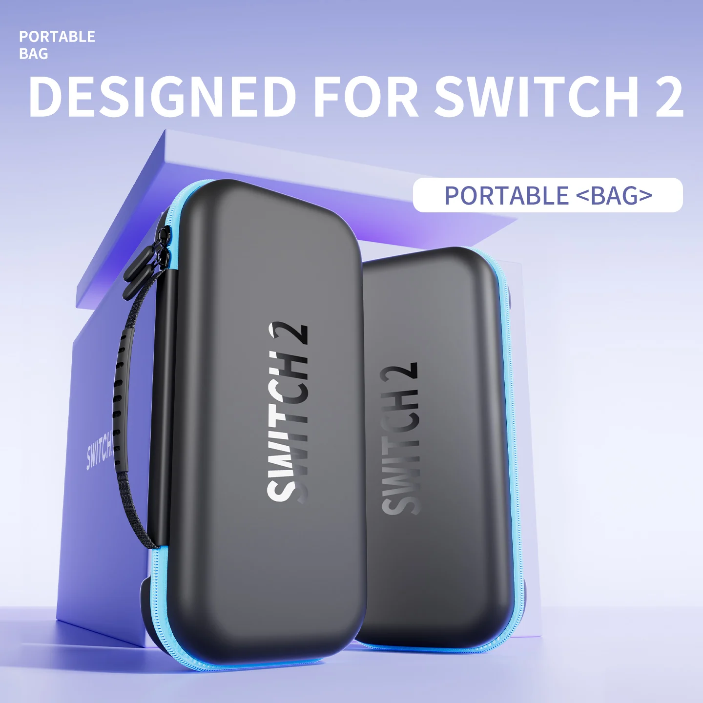 

Carrying Case for Nintendo Switch 2 Model(2025), Portable Hard Shell Pouch Carrying Travel Game Bag for Nintendo Switch 2