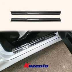 For Nissan Skyline R33 GTS GTR Carbon Fiber Door Sill Plate Panel Cover Pair