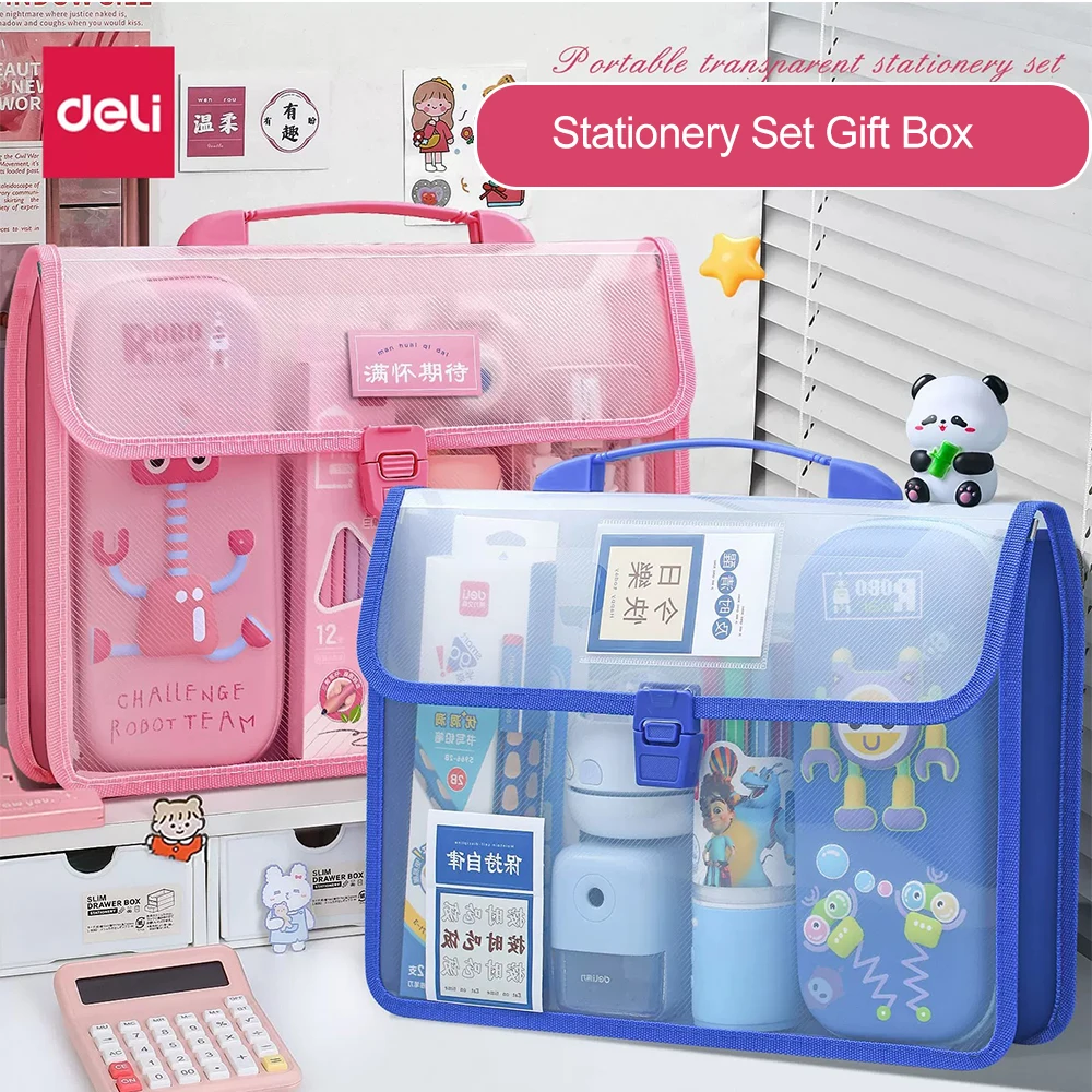 deli-children-stationery-gift-box-complete-school-supplies-kit-boys-girls-holiday-birthday-gift-kids-stationery-pencil-sharpener