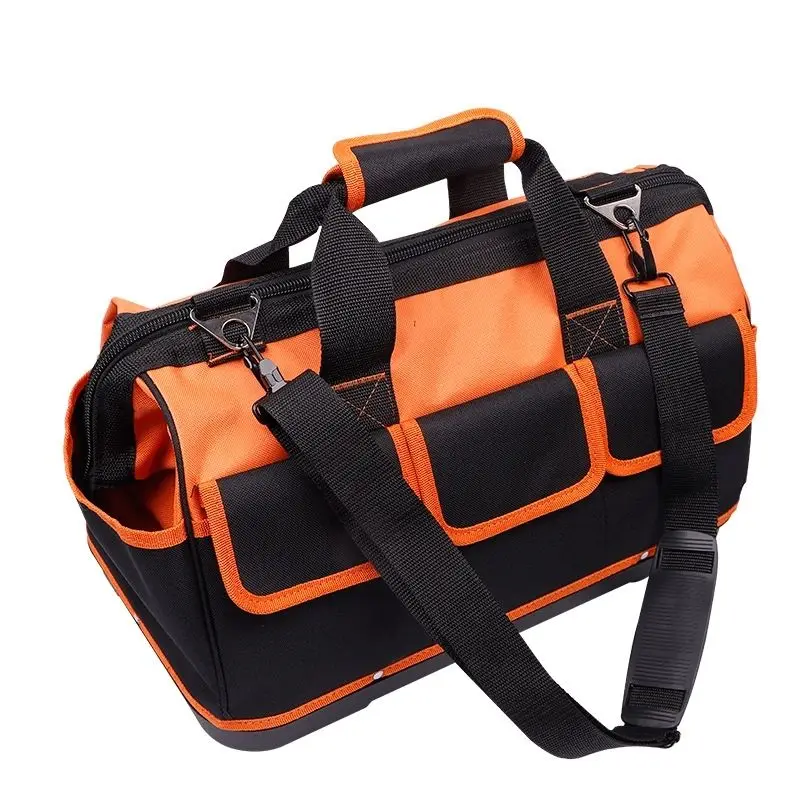 Heavy-duty Toolkit, Plastic Bottom, Large Capacity, Durable Rivet Reinforcement, Multi-functional Thickened Woodworking.