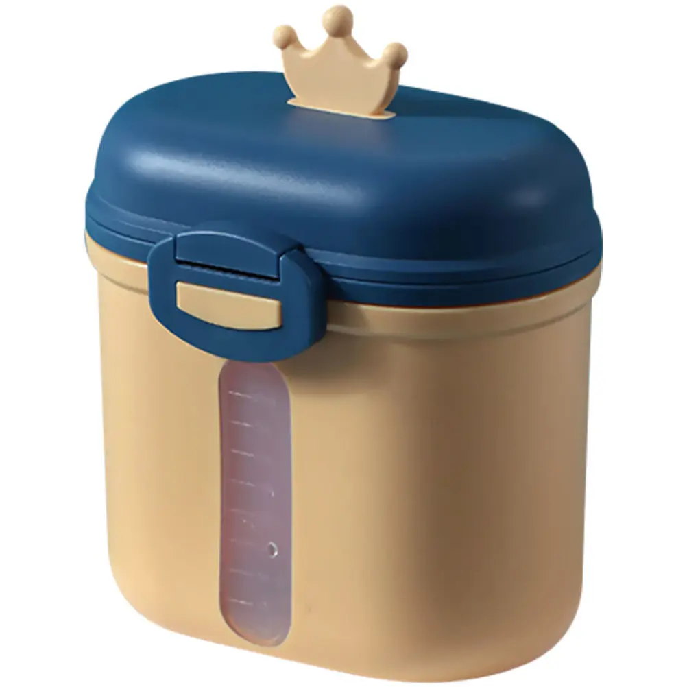 

1Set Milk Powder Box Portable Formula Dispenser Infant Food Carrying Container Milk Powder Storage Box with Spoon Baby Dry Food