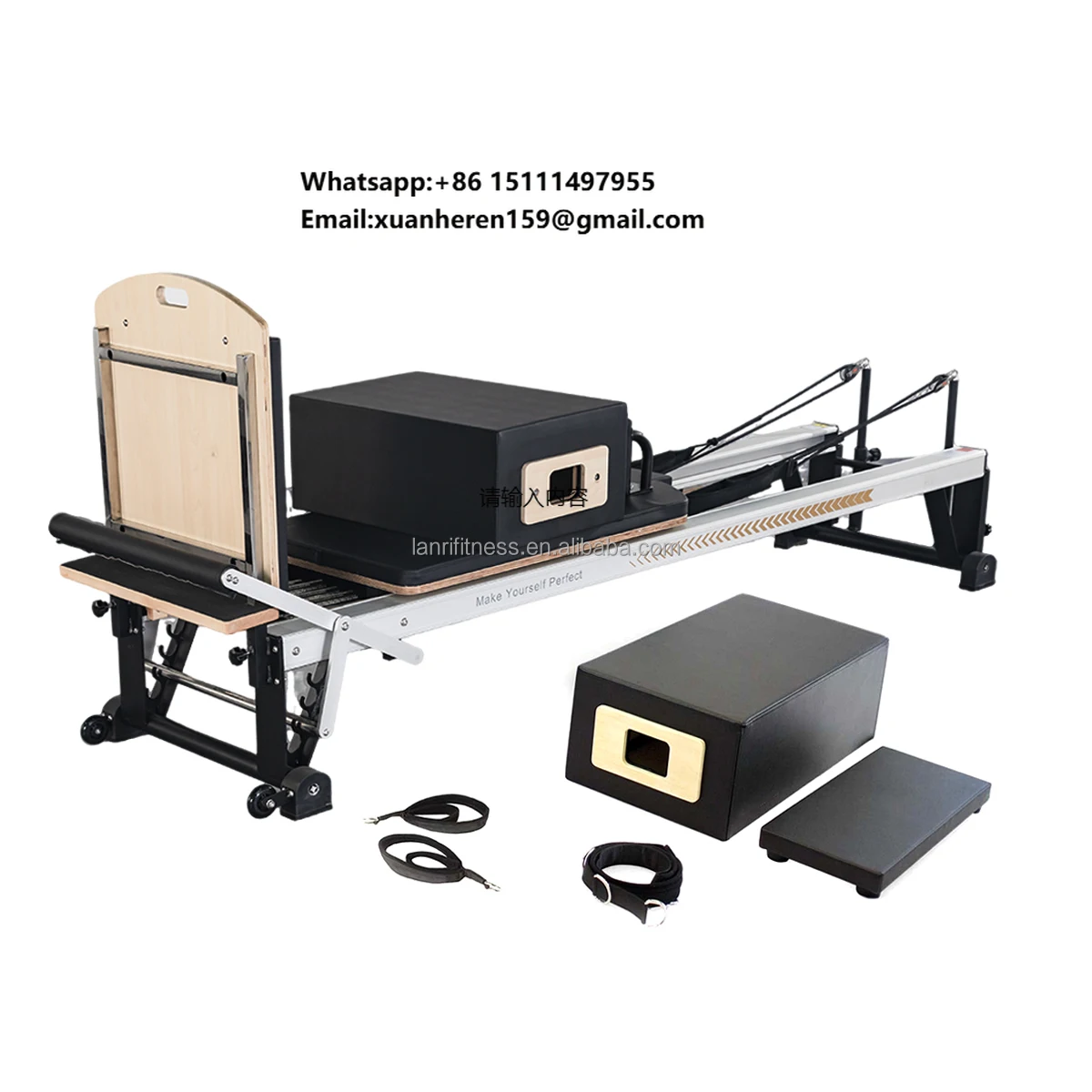 

Durable Aluminum V2 Max Pilates Machine Commercial Multifunction Reformer Pilates Fitness Equipment