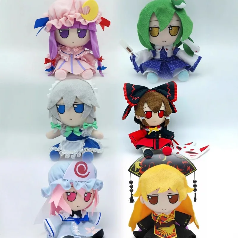Muñeco de Peluche del Proyecto Touhou, Patchouli Sanae Sakuya Reimu, Lindos Personajes de Anime, Juguete de Peluche Suave, Regalo de Cumpleaños para Fans, Decoración del Hogar