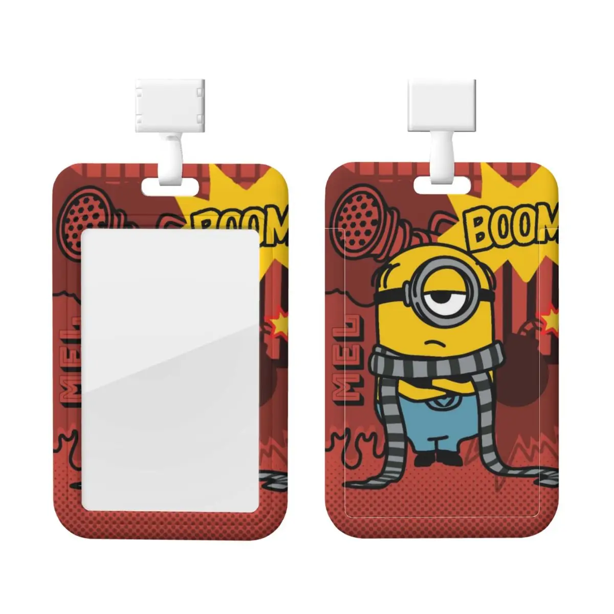 

Custom Neck Lanyard Card Holder M-Minions Card Badge Holder For Subway Bus Bank Card Lanyard Credential Badge Holder Schools