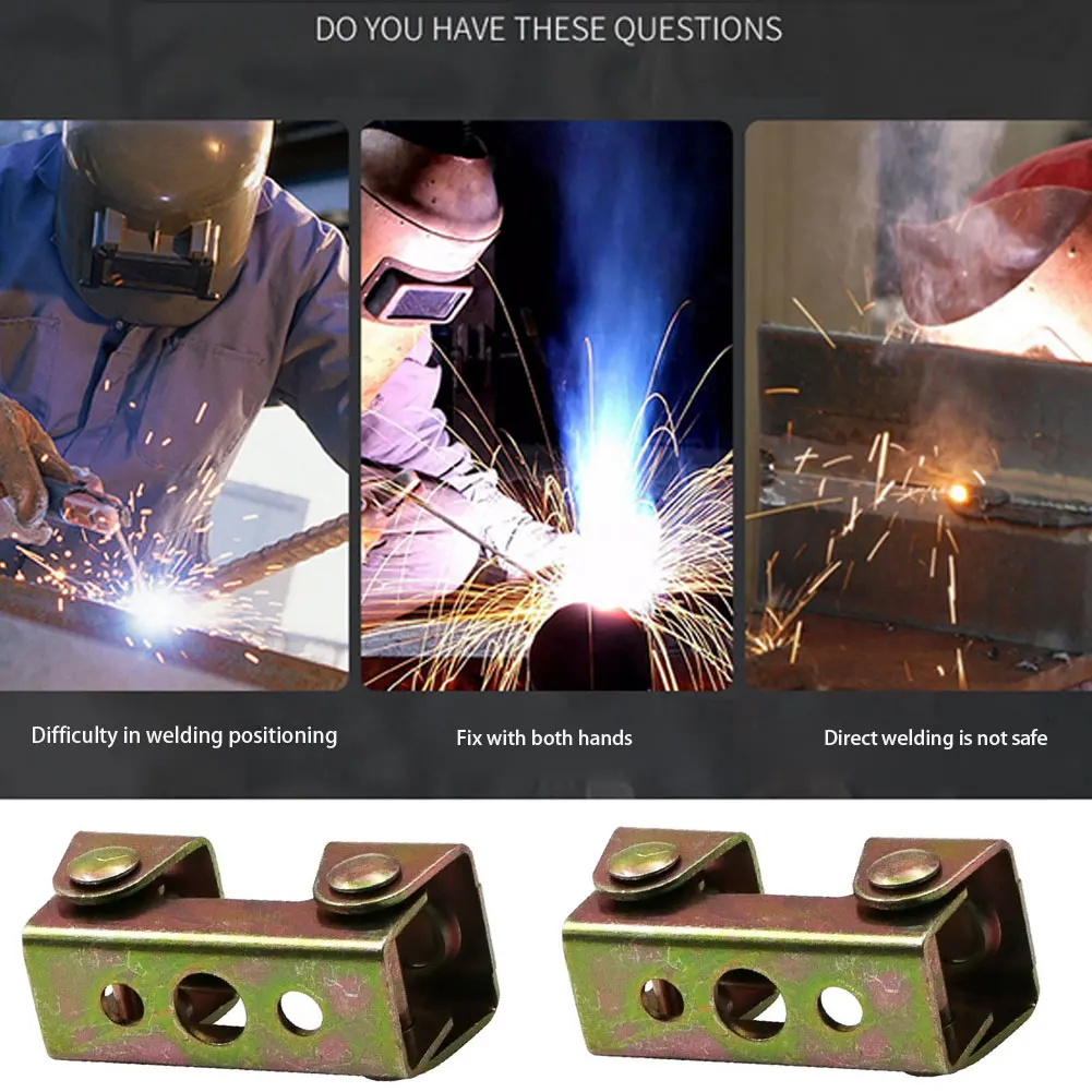 

4PCS Magnetic V-Type Clamps Welding Holder Welding Fixture Adjustable Magnetic V-Pads Hand Tools Metal Working Tools