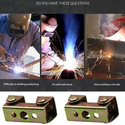 4PCS Magnetic V-Type Clamps Welding Holder Welding Fixture Adjustable Magnetic V-Pads Hand Tools Metal Working Tools