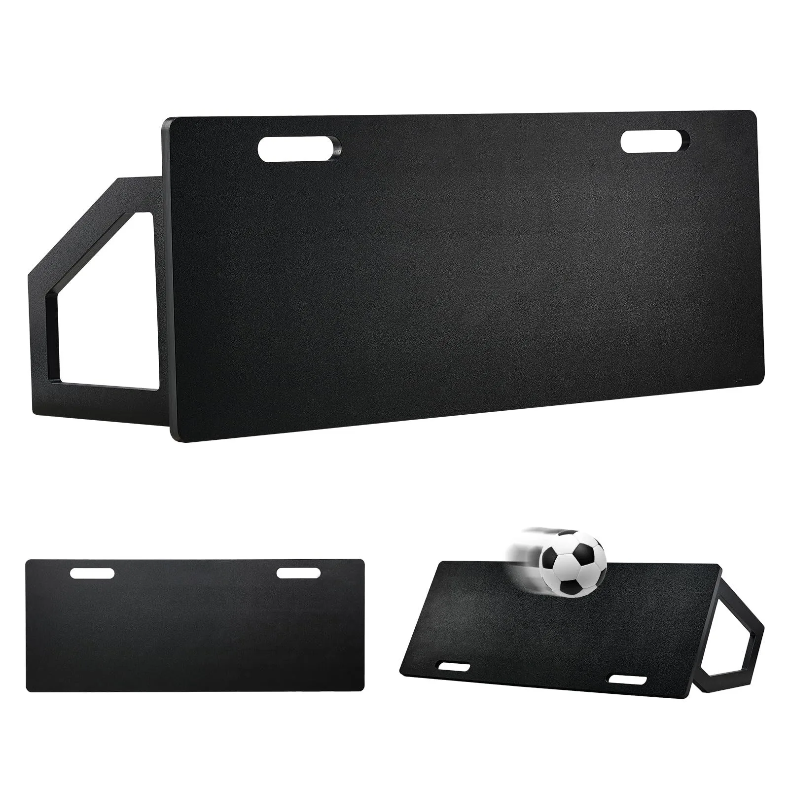 Portable Foldable HDPE Kickback Rebound Board Soccer Training Equipment with 2 Angles Rebound Wall Court Equipmentpromote sales