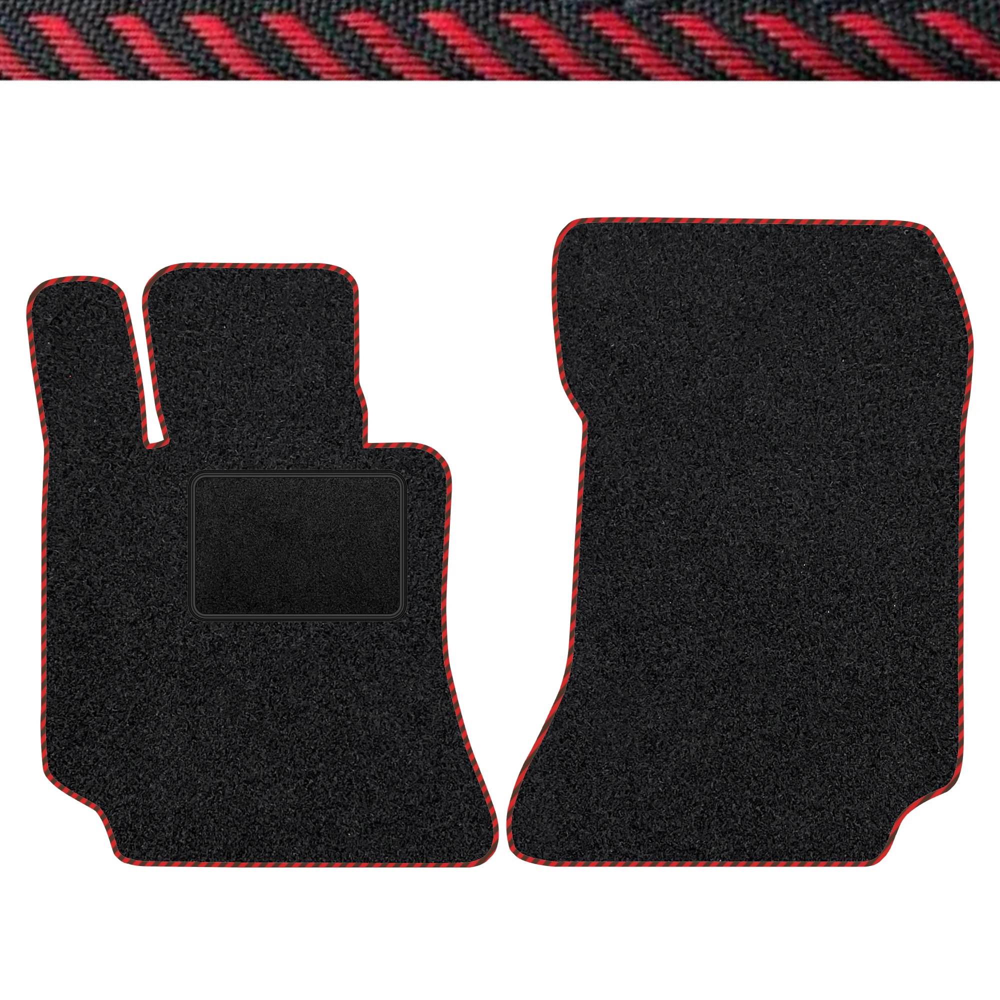 Voorste vloermatten van velours Lambrin - Compatibel met: Mercedes Slk R171 2004-2011