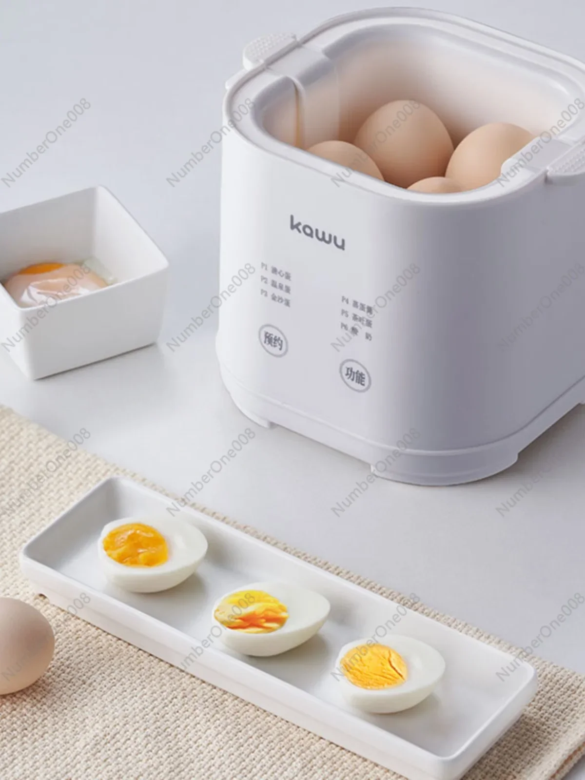 Egg cooker breakfast household dormitory small smart appointment timer multi-function fully automatic power-off egg steamer