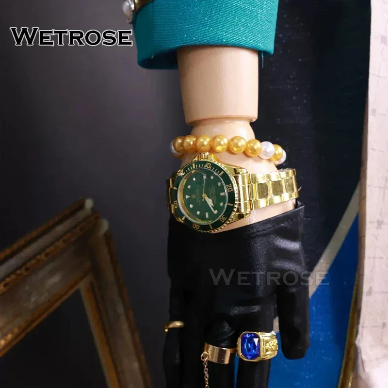 【Wetrose】 أزياء Aventurine SSR التأثيرية Honkai Star Rail Peacock Penacony Company مجموعة كاملة من الشعر المستعار لعيد الهالوين وعيد الميلاد