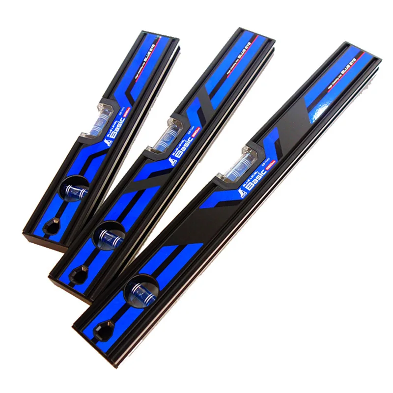 SHINWA Penguin Aluminum Bar Level High Precision Blue Level Basic High-visibility Large Vial V-shape Groove for Constructi  DIY