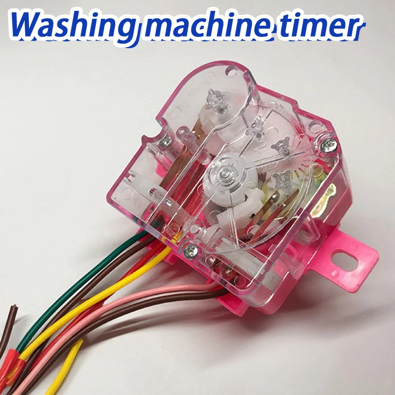 -3 Wire 180Degree Washing Machine Timer Washing Machine Timer Switch Wash Timer Semi-automatic Double-cylinder Washing Machine