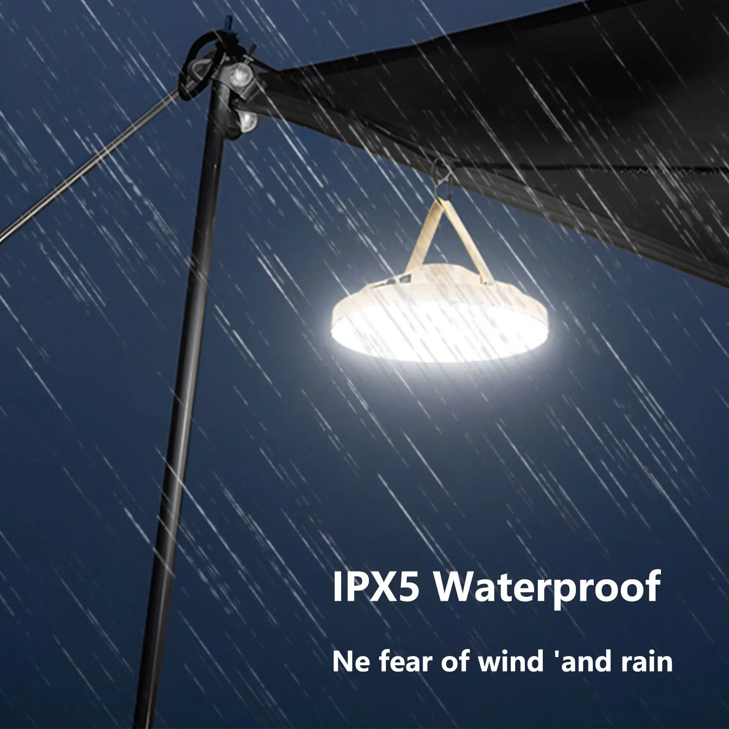 5200MAH Rechargeable Powerful Light Camping Lantern with Magnet Strong Light Portable Flashlight Tent Lamp Work LED