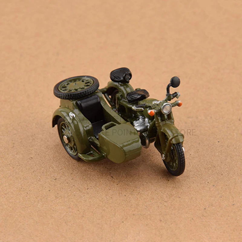 1:64 Scale Diecast Alloy 750 Side Three Wheeled Motorcycle Toys Model Classics Adult Collectible Souvenir Gifts Static Display