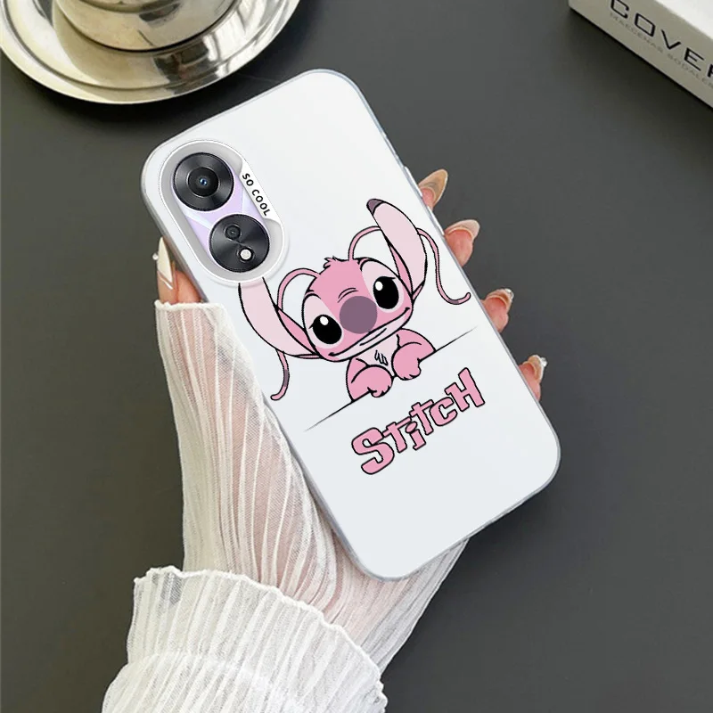 Cute Disney Stitch Angel For OPPO Realme 5 8 10 11 i Pro C 2 15 20 21 31 33 35 53 55 9i Colorful Phone Case Soft Funda Silicone