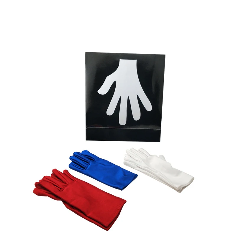 قفازات جديدة متغيرة الألوان من روسي (إصدار الجيب) خدع سحرية للمسرح أوهام عرض سحرية كلاسيكية للتحايل للأطفال كوميديا سحرية #5