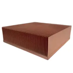 DIY Industrial computer copper heat sink 100x100x30mm high-density gear high-power radiator  skiving copper