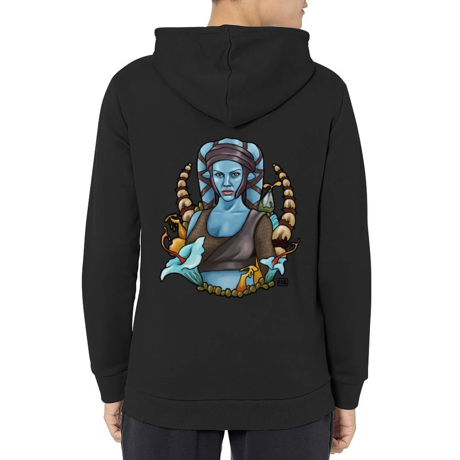 

Aayla secura on Felucia Hoodie male clothes korean autumn clothes mens clothes autumn new products big size hoodie