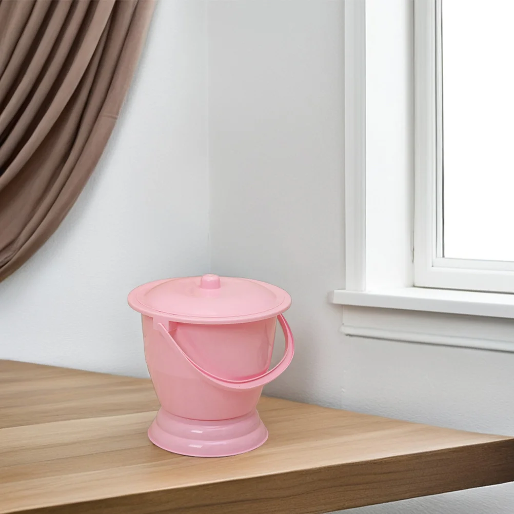 وعاء غرفة بلاستيكي محمول للأطفال الصغار، مرحاض أطفال مبولة، مقبض متين، سهل التنظيف، مدمج للسفر، السيارة، التخييم في حالات الطوارئ #2