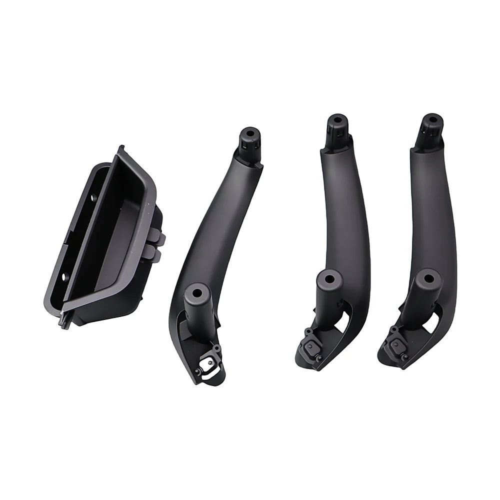 Inner Door Grab Handle Set Of 4 Black 51419209218 Fit For BMW X3 F25 X4 F26 2010-2017