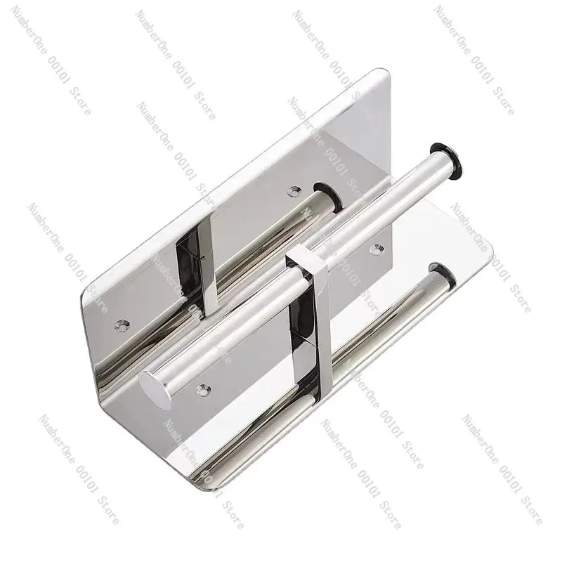 304 Stainless Steel Tissue Rack, Toilet Paper Storage Rack for Hotels, Mobile Phone Rack and Hotel Bathroom Tissue Box