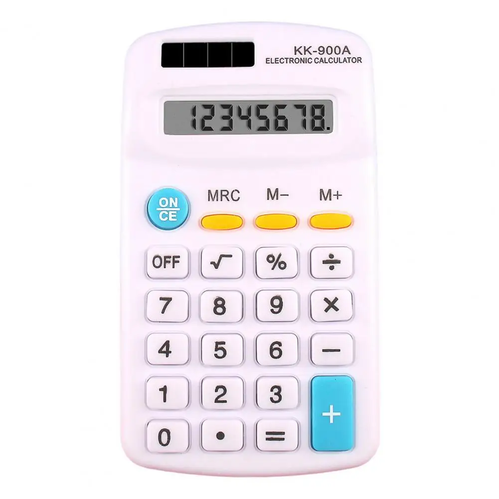 Big Button Pocket Calculator, Ferramenta de Negócios, LED, tela grande, 8 dígitos, Mini, Escritório