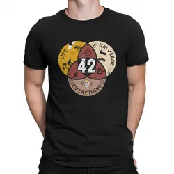 42 Life Universe and Everything Unique TShirt The Hitchhikers Guide To The Galaxy Film Casual T Shirt Summer T-shirt For Adult