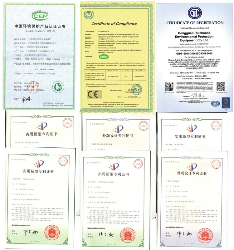 Dr. Aire Ruihe 95 % Entfernung, effiziente Rate, Kaffeeröstung, Abluft, Rauch, Geruchsentfernung, ESP