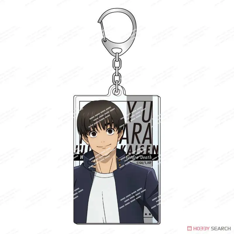 Jujutsu Line Anime Figuren Gegenseitige Hilfe Satoru Shimo zu Karu Kinderspion Acryl Schlüsselanhänger Fushiguro Toji Charakter Schlüsselanhänger Tasche Anhänger Spielzeug