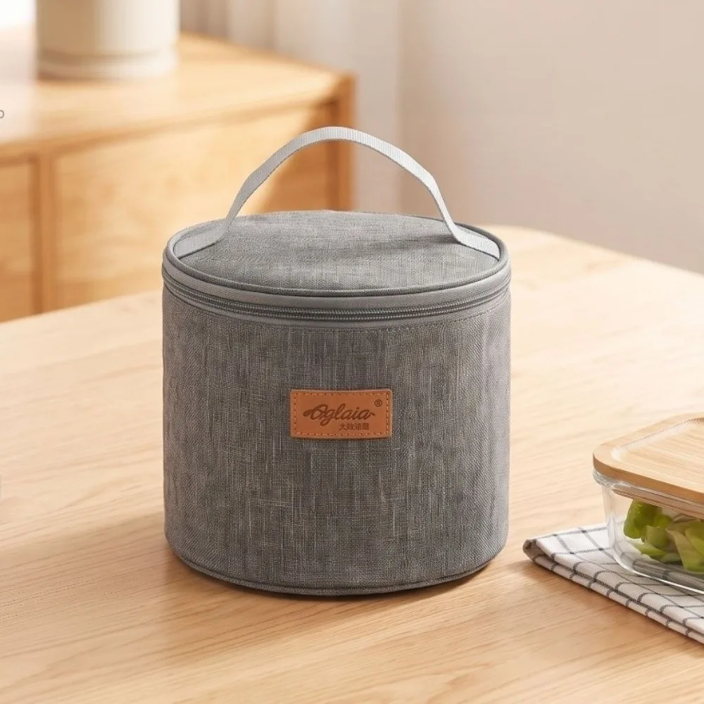 New Fresh-Keeping Insulation Bag Waterproof Handbag Work Meal Bag Insulation Layer Aluminum Foil Travel Picnic Bag School Meal