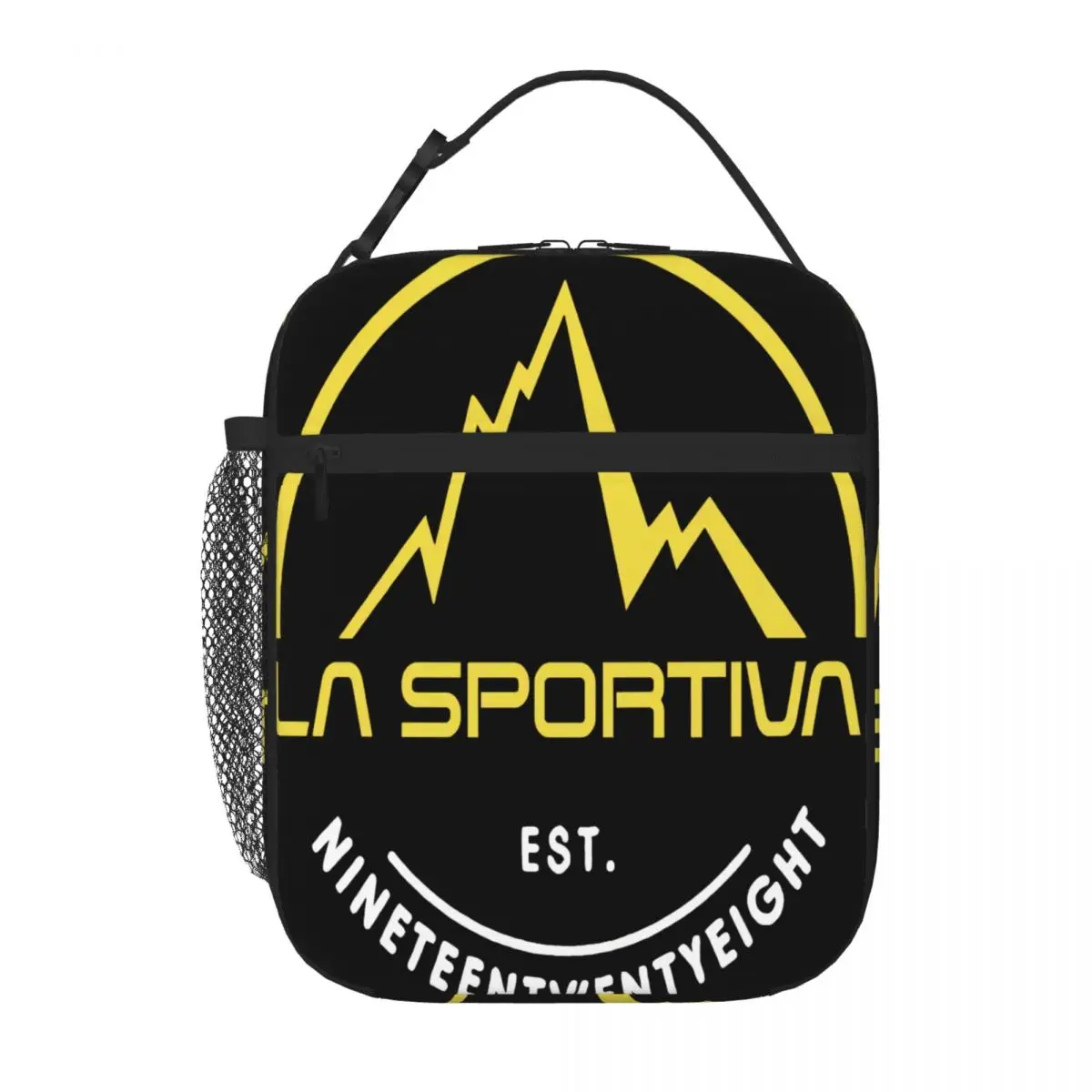 Hot Sale Lasportiva Nero La Sportiva Montagna Picnic Style Snack Bag Back To School Camping Lunch Bag