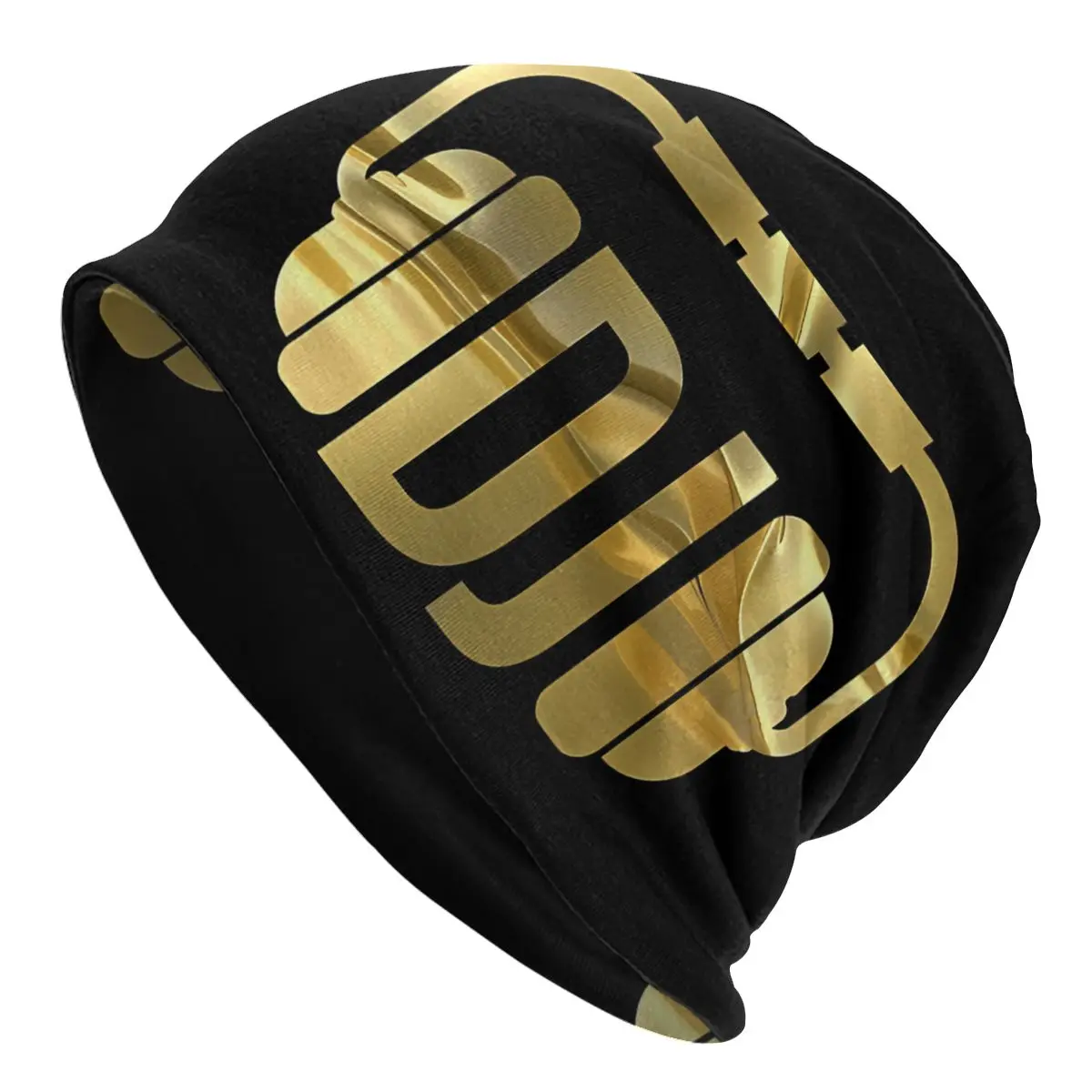 

DJ Music Art Skullies Beanies Caps GOLD 90s Collector Edition Thin Hat Autumn Spring Bonnet Hats Men Women's Hip Hop Ski Cap