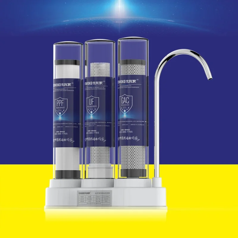 

Under Sink Water Filter System With Faucet,3-Stage Kitchen Counter Water Filtration
