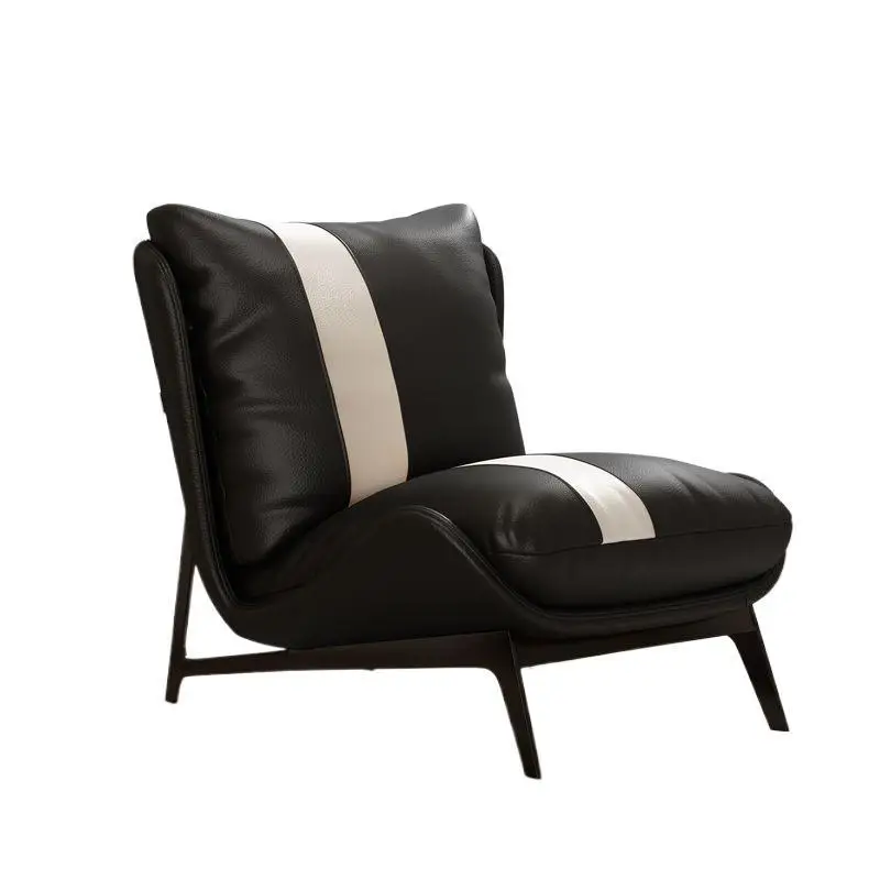 

Nordic single sofa chair modern simple balcony leisure Italian minimalist living