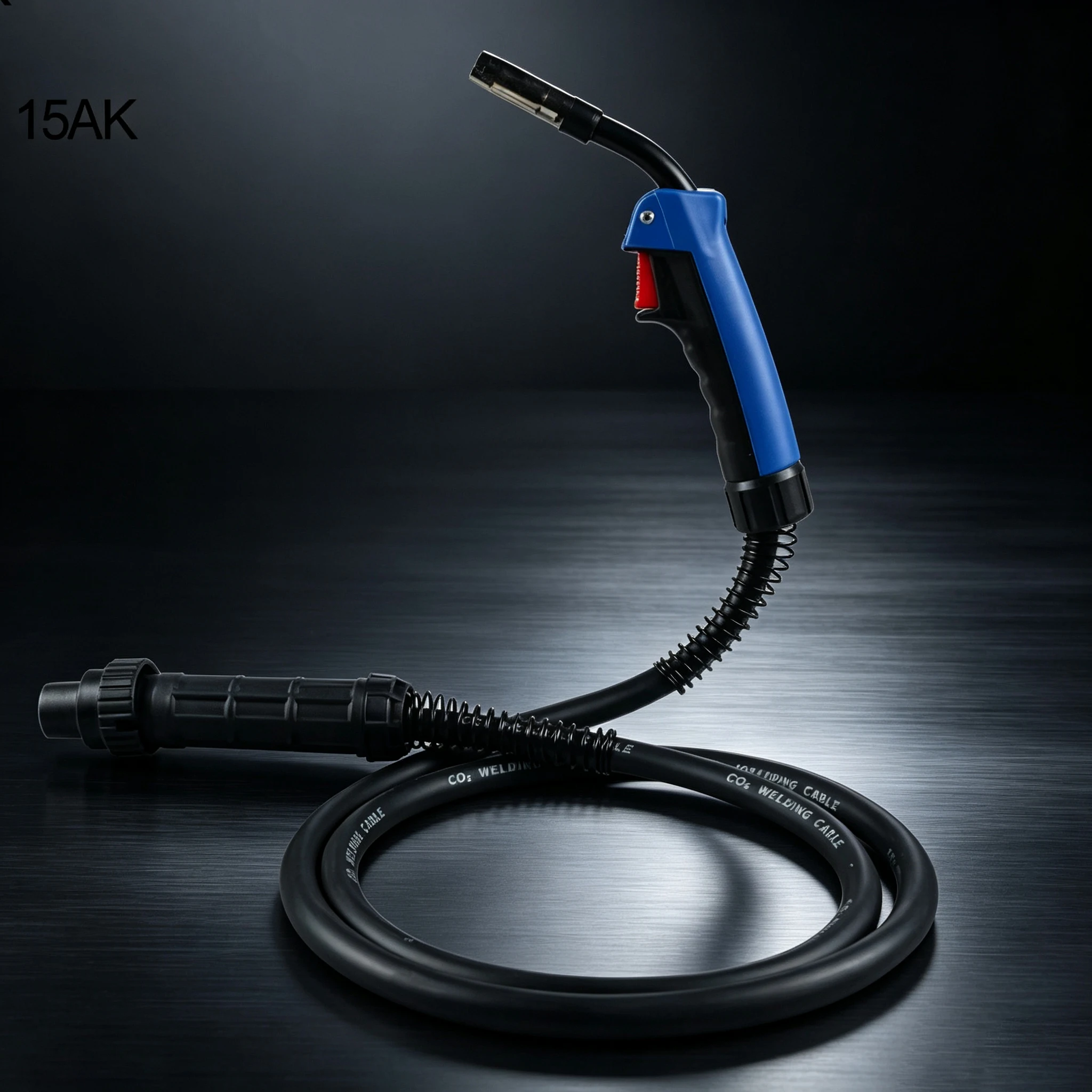 15AK MIG MAG Welding Torch with Euro Connector, Replacement Welding Gun Accessories for MIG MAG Welding Machine