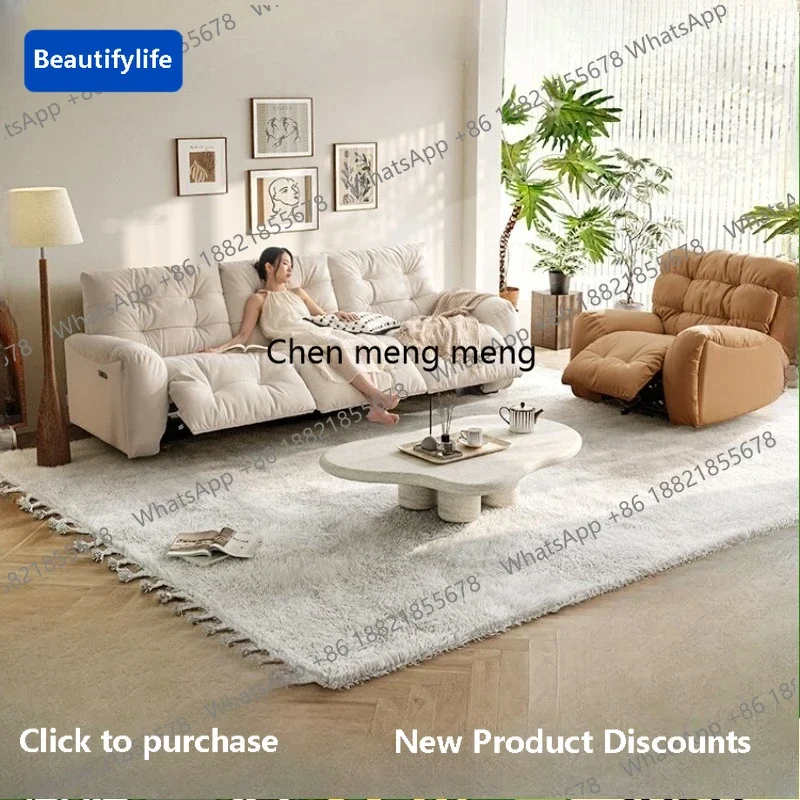 

C85 Armrest Large Filler Sofas Wood Design Electric Designer luxury Nordic Recliner Sofas Puffs Lounges Divani 2 Posti Furniture