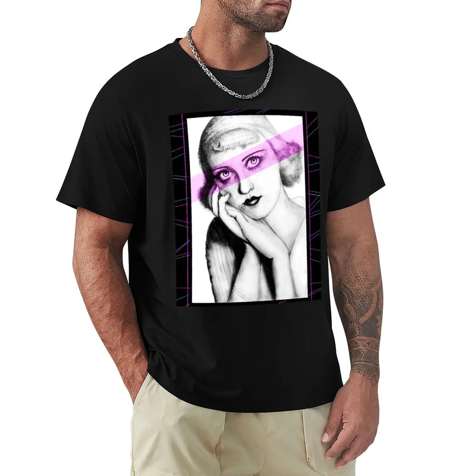 Camiseta Bette Davis Eyes de algodão básico com toque suave