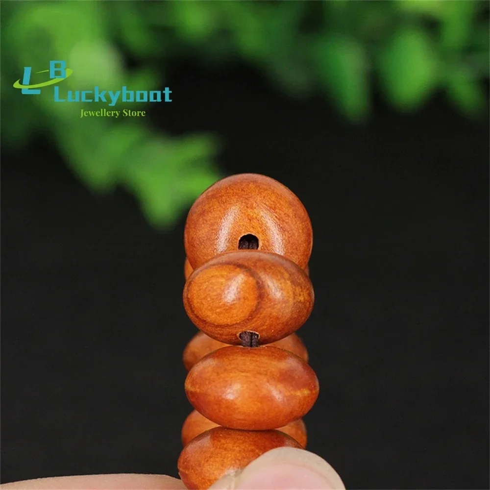 Bracelet Buddha Bead Bracelet Men and Women Jewelry Gifts Wholesale Indonesian Blood Dragon Wood Abacus Wooden
