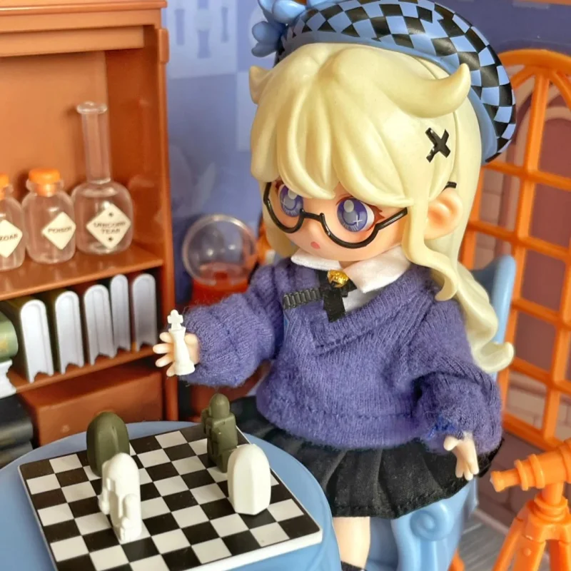 Simontoys Teennar High School Student's Club Series Blind Box Generasi Kedua Bjd Campus Moving Doll Ornaments Boneka Gadis Imut Hadiah