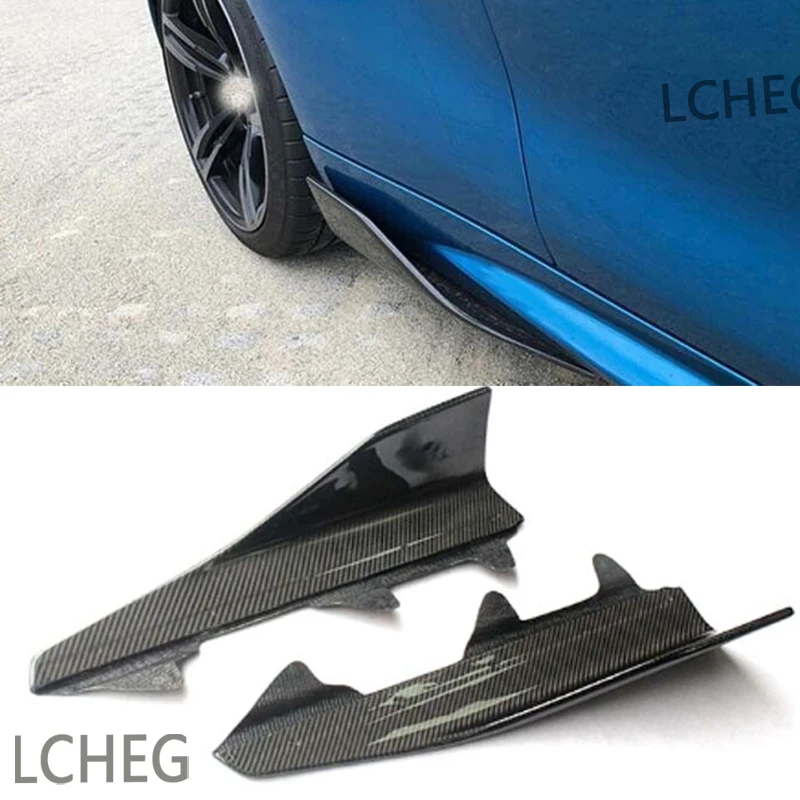 Suitable for BMW carbon fiber forged side skirt sport side spoiler E60 M5 F10 G30 F22 F23 F87 M2 F32 F33 F36 F82 M4 E90 E92 F30