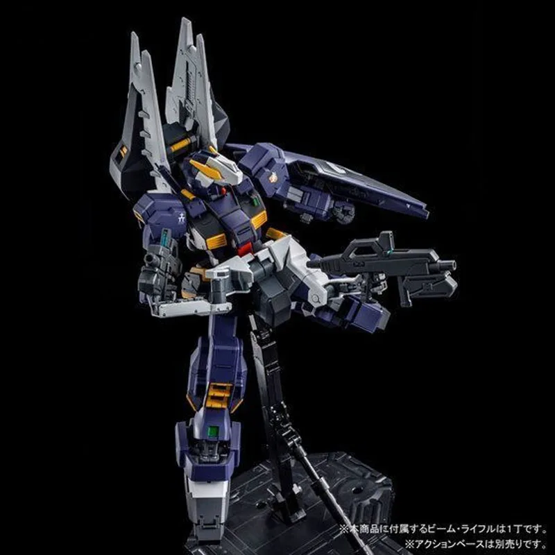 반다이 오리지널 MG 고급 헤이즐 RX-121-1 건담 TR-1 1/100 애니메이션 액션 피규어 조립 모델 장난감 어린이를위한 선물 건담