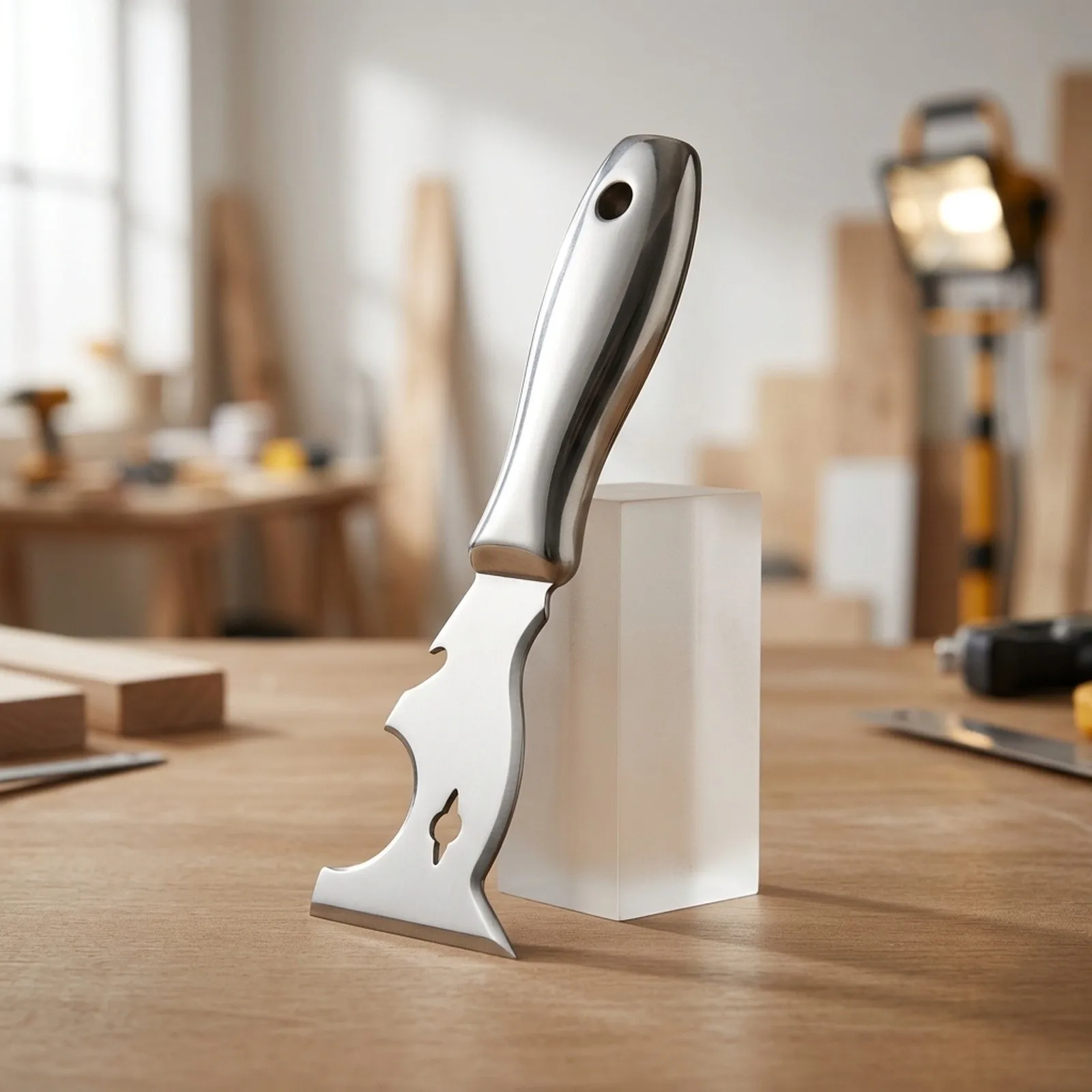 Multi-functional Trowel Stainless Steel Putty Cutter Promotes Smooth Application For Home Use For DIY Projects