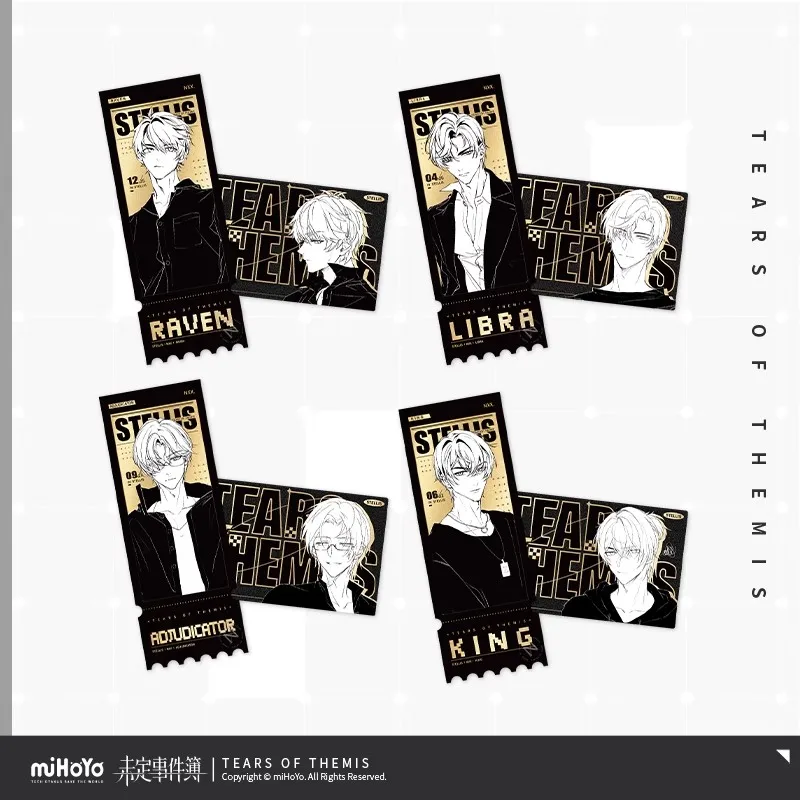 

Official miHoYo Tears of Themis Genuine Anime Nib Framing Series Game Peripherals Black Gold Commemorative Set Collection Gift