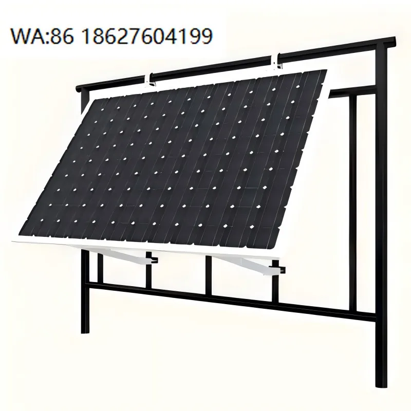 Balcony Solar Panel System Aluminium Bracket Easy Ground Mount Solar Racking System Home Balcony PV Mounting Kit