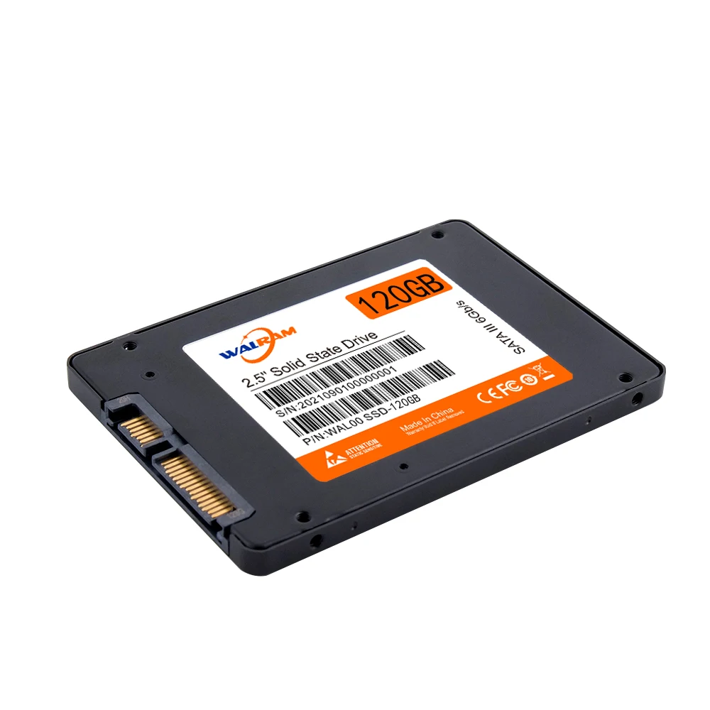 WALRAM 5Pcs/10Pcs Sata3 Ssd 240Gb 2.5 SSD 120GB 128GB 256GB 500GB ฮาร์ดดิสก์ไดรฟ์ภายในสำหรับแล็ปท็อป