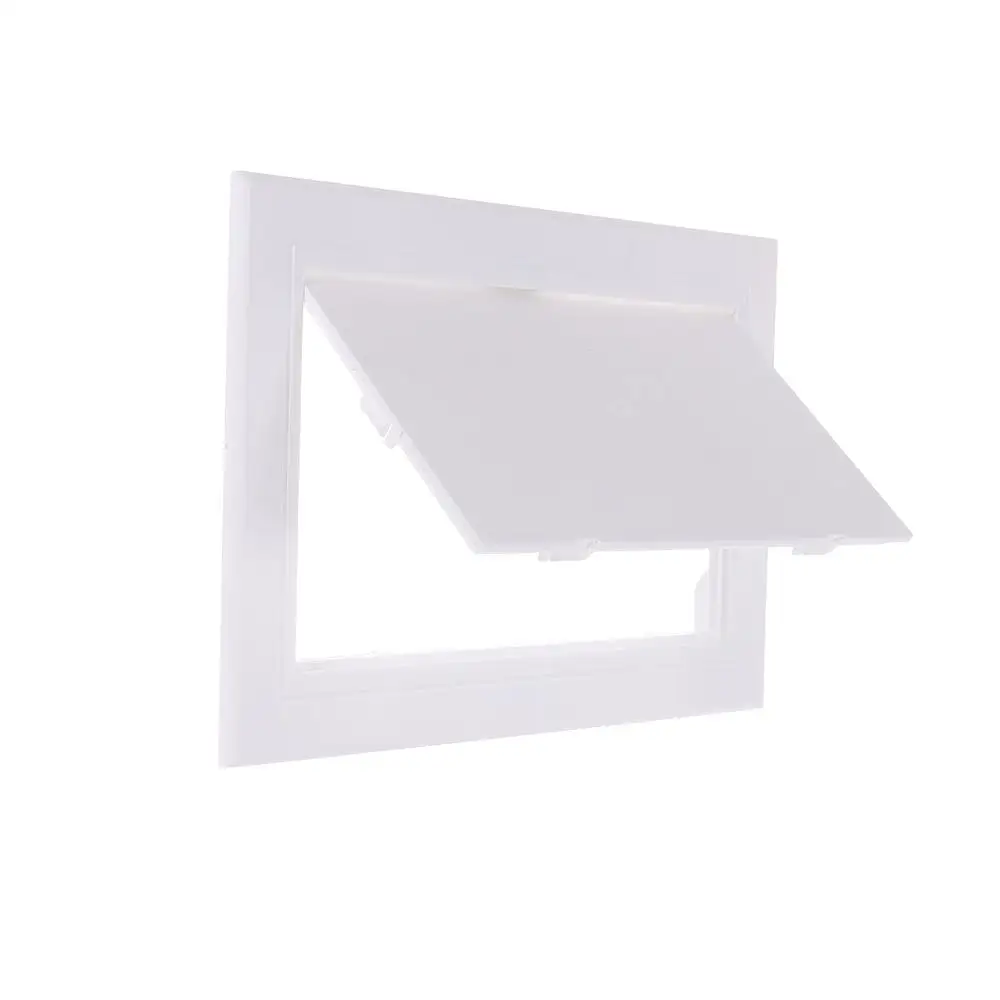 Universal White Access Panel Door Plastic Removable Inspection Hole Opening Flap Cover Plate Doors Wall Ceiling